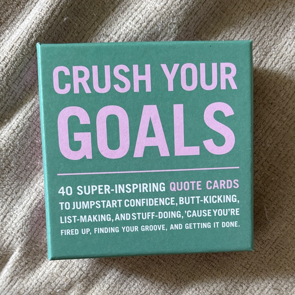 Crush Your Goals Quote Cards